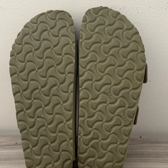 Birkenstock Two-Strap Sandals in Olive Taupe - Picture 4 of 5